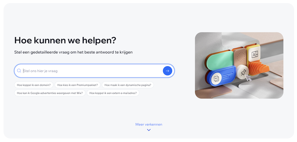 Wix klantenservice.