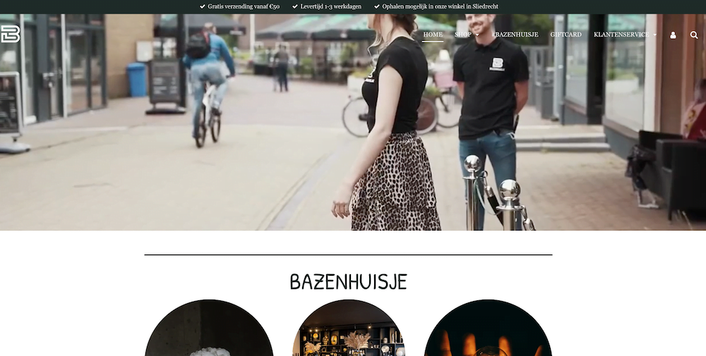 Bazenhuisje JouwWeb webshop