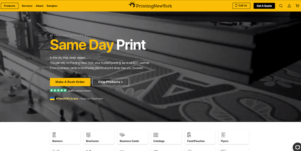 Printingnewyork.com WooCommerce