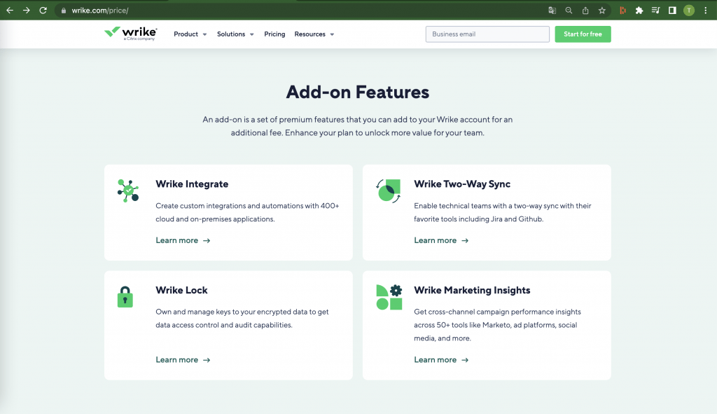 Buiten de bekende integraties gaan via een add-on van Wikr