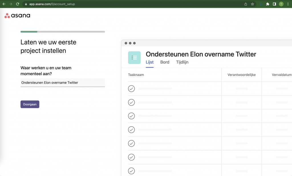 Projectborden zijn het hart van Asana