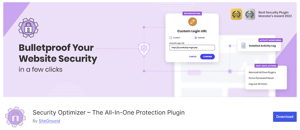 SiteGround Security.