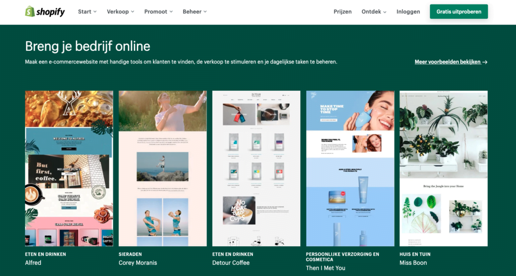 Shopify templates