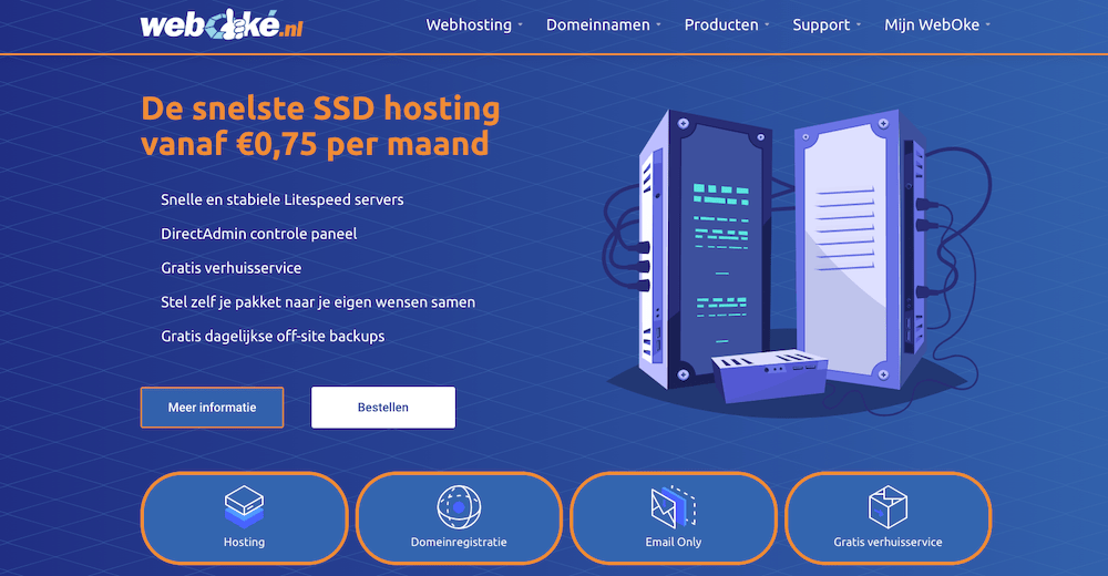 WebOké homepage