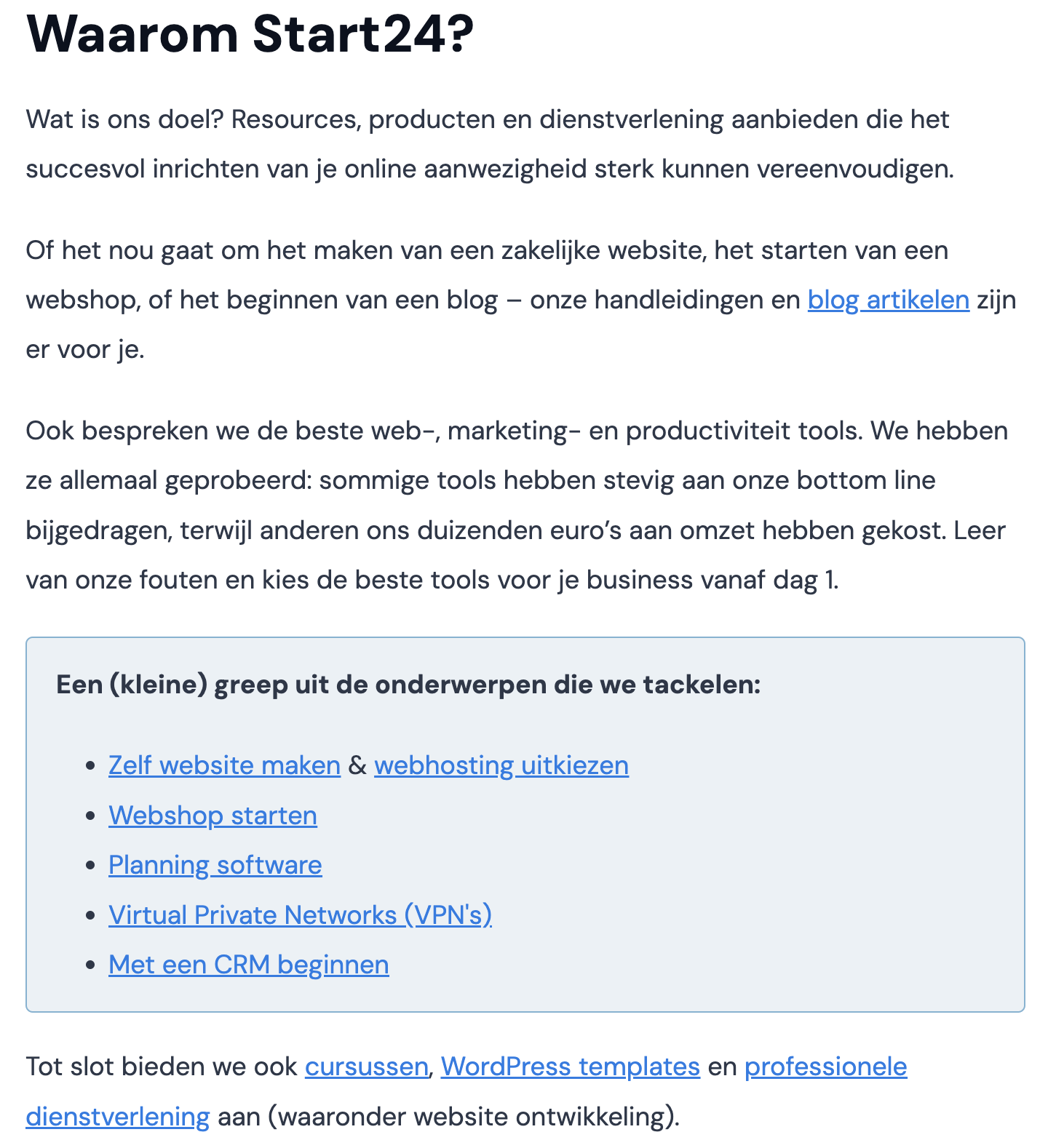 7 voorbeelden van inspirerende Over Ons pagina’s