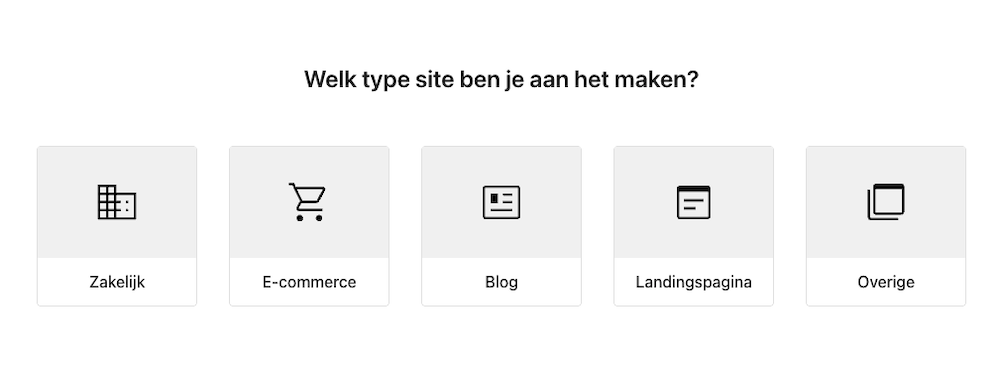 Type website kiezen WebOké.